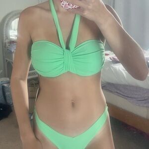 Mint Green Halter Bikini